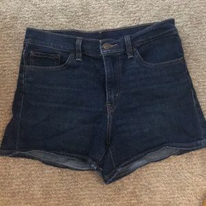 Levi Dark Wash Shorts